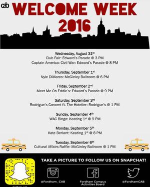 Image post by @fordhamcab on Instagram
