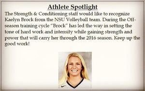 Image post by @nsu_vball on Instagram