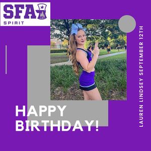 Image post by @sfa_cheer_ on Instagram