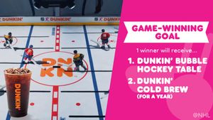 Image post by @dunkindonuts on Twitter