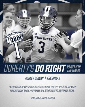 Image post by @pennstatewlax on Instagram