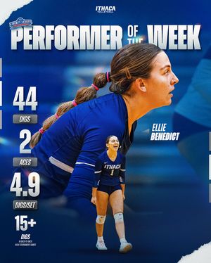 Image post by @ithacavolleyball on Instagram