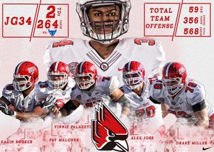 Image post by @ballstatefb on Instagram
