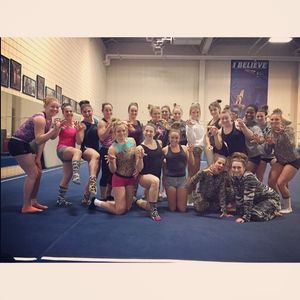 Image post by @unhgymnastics on Instagram