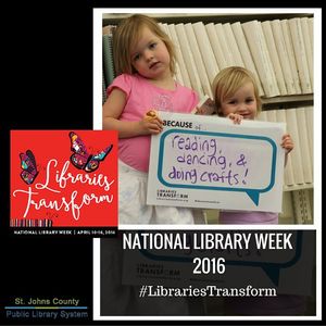 Image post by @stjohnscountylibrary on Instagram