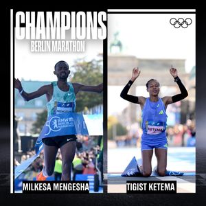 Image post by @Olympics on Twitter