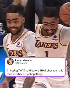Image post by @lakersalldayeveryday on Instagram
