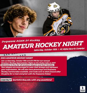 Image post by @duquesnehockey on Instagram