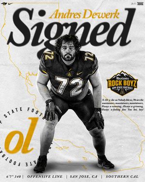Image post by @appstate_fb on Instagram