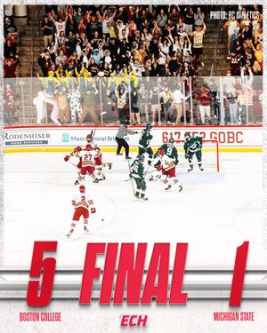 Image post by @everythingcollegehockey on Instagram