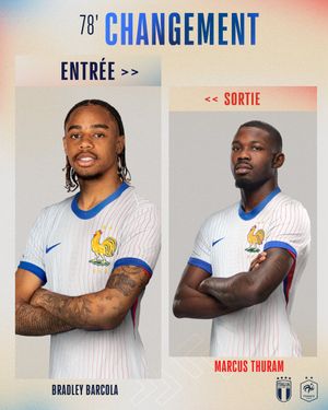 Image post by @equipedefrance on Twitter