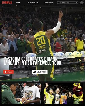 Image post by @seattlestorm on Instagram