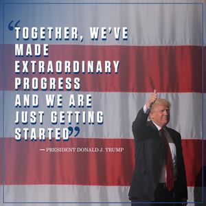 Image post by @realdonaldtrump on Instagram