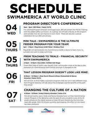 Image post by @SwimAmerica-National-Office on Facebook