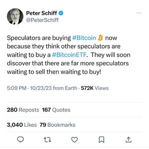 Image post by @peterschiff on Instagram