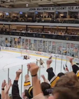 Image post by @everythingcollegehockey on Instagram