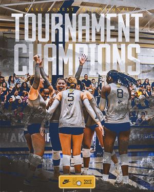 Image post by @WVUVolleyball on Twitter