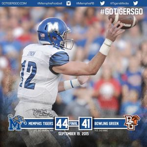 Image post by @memphisfootball on Instagram
