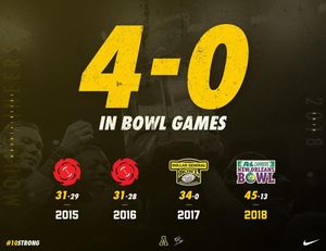 Image post by @appstate_fb on Instagram