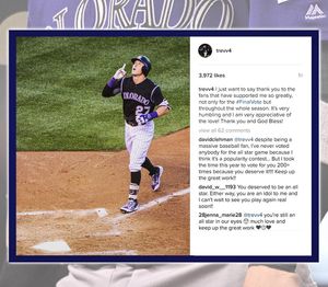 Image post by @rockies on Instagram