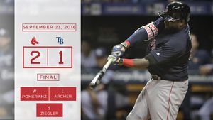 Image post by @redsox on Twitter