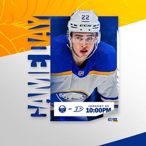 Image post by @BuffaloSabres on Facebook