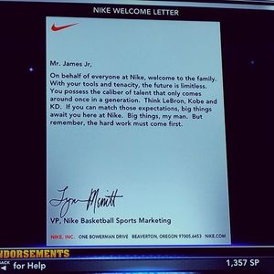 Image post by @kingjames on Instagram