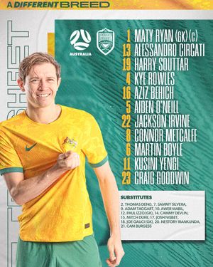 Image post by @socceroos on Instagram