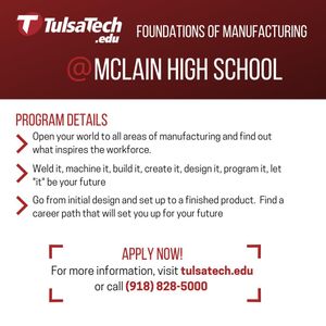 Image post by @mclainhighschool on Instagram