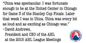 Image post by @UticaComets on Facebook