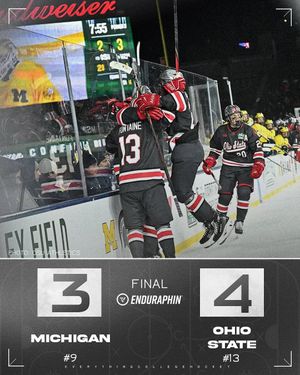 Image post by @everythingcollegehockey on Instagram
