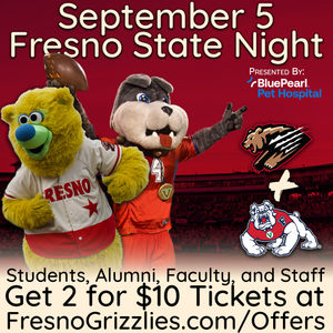 Image post by @fresnogrizzlies on Instagram
