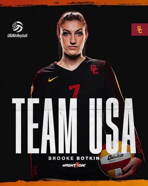 Image post by @uscwomensvolley on Instagram