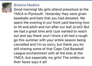 Image post by @BourneBravesCCBL on Facebook