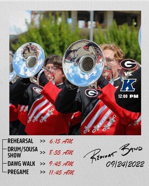 Image post by @ugaredcoatband on Instagram