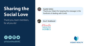 Image post by @ECUHealthMedicalCenter on Facebook