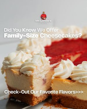 Image post by @mrlesliescheesecakes on Instagram