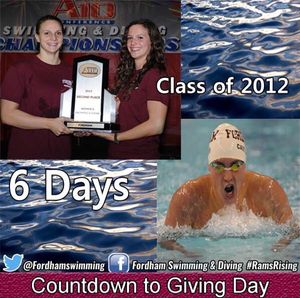 Image post by @fordhamswimdive on Instagram