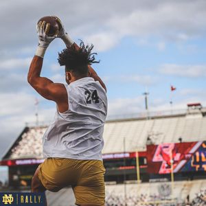 Image post by @ndfootball on Instagram