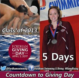 Image post by @fordhamswimdive on Instagram