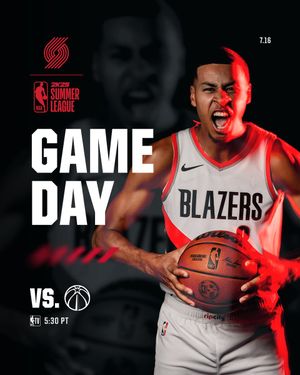 Image post by @trailblazers on Twitter