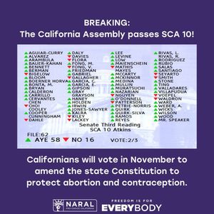 Image post by @reproforallca on Instagram