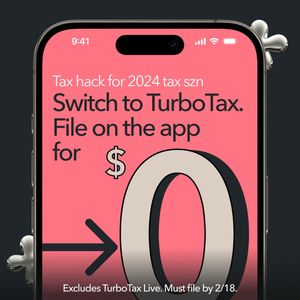 Image post by @turbotax on Instagram