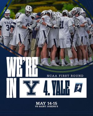 Image post by @yalelacrosse on Instagram