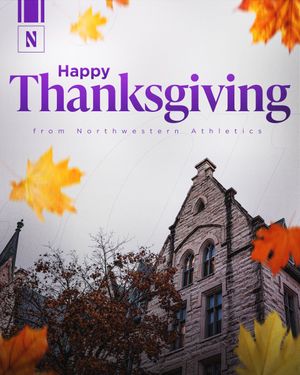 Image post by @NU_Sports on Twitter