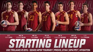 Image post by @uscmensvolley on Instagram