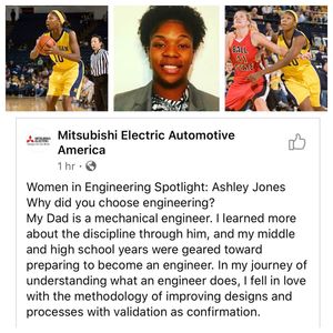 Image post by @umichwbball on Instagram