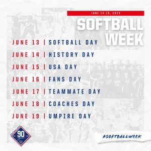 Image post by @USASoftball on Twitter