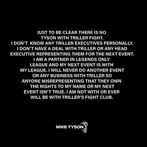 Image post by @miketyson on Instagram