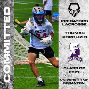 Image post by @predatorslacrosse on Instagram